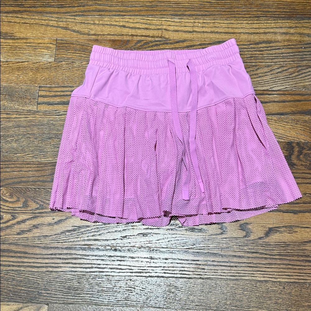 Pink Mesh Skirt